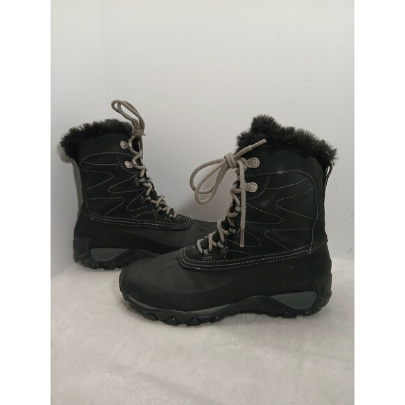 Merrell Yokota Polar Waterproof Boots  Black womens 8.5 J002360 - Picture 1 of 9